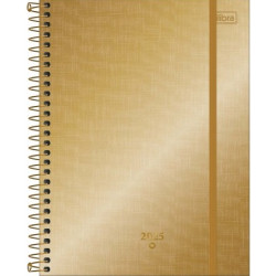 Agenda Planner West Village Metalizado Espiral M7 Til