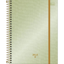 Agenda Planner West Village Metalizado Espiral M7 Til