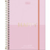 AGENDA PLANNER HAPPY M7 COLOR PASTEL ESPIRAL TILIBRA