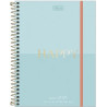 AGENDA PLANNER HAPPY M7 COLOR PASTEL ESPIRAL TILIBRA