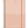 AGENDA PLANNER HAPPY M7 COLOR PASTEL ESPIRAL TILIBRA