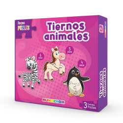 PEQUE PUZZLES TIERNOS ANIMALES / MUNDICROM