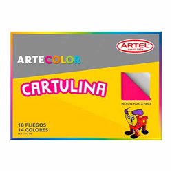 sobre Cartulina de colores