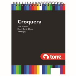 Croquera 16X21 Torre