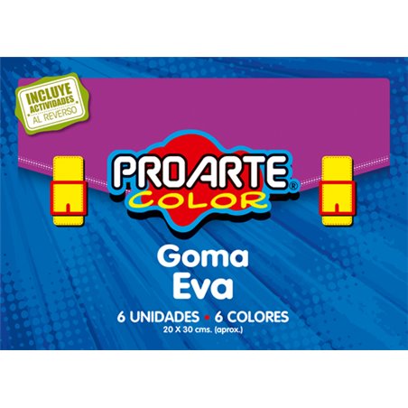 Block Goma Eva 6 Col.20X30 Proarte