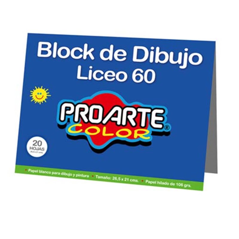 Proarte Block Liceo 26.5 20 Hjs