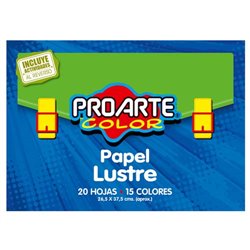 Proarte Block de Papel Lustre 26.6 x 37.5 cm