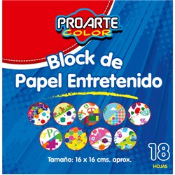 Proarte Block Papel Entretenido16X1618Hj