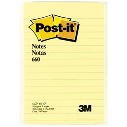 Post-It 660 Grande Lineado 3M